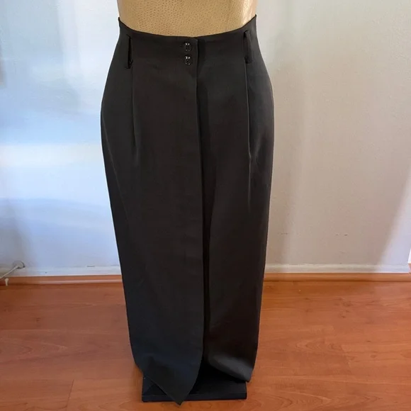 Vintage Dana Brooke Button Front Gazette Skirt - Picture 1 of 5